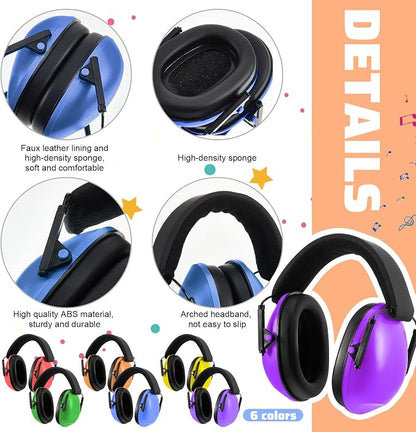 Amylove 12 Pcs Kids Ear Protection Noise Cancelling Headphones Ear Muffs Bulk - Image 4