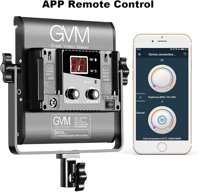 GVM Led Bi-Color Video Lights - Image 8