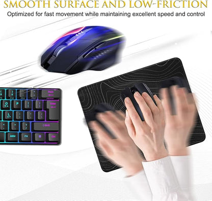 JIKIOU 3 Pack Mouse Pad with Stitched Edge, Comfortable Mouse Pads with - Image 5