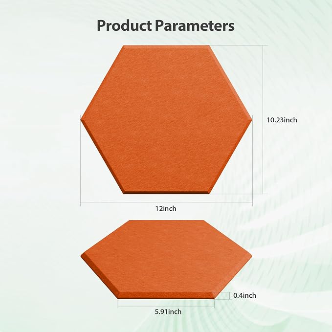 12 Pack Acoustic Panels Self Adhesive Sound Proof Foam, High Density Sound - Image 6
