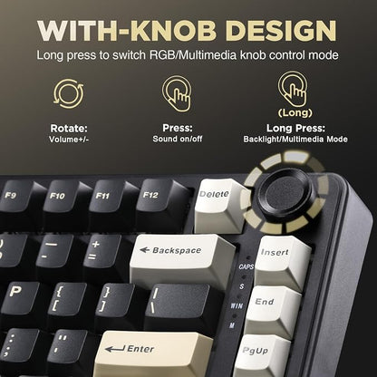 YUNZII B75 Mechanical Keyboard, 75% Layout - Image 7