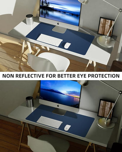 Non-Slip Desk Pad, Mouse Pad, Waterproof PU Leather Desk Protector, Ultra Thin - Image 6