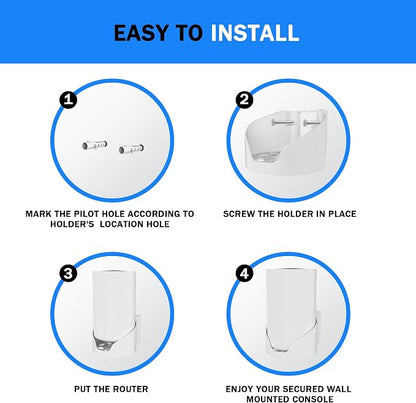 Router Shelf Wall Mount for Tp Link Deco X68 XE75 XE75 Pro AXE5400 Deco Mesh - Image 4