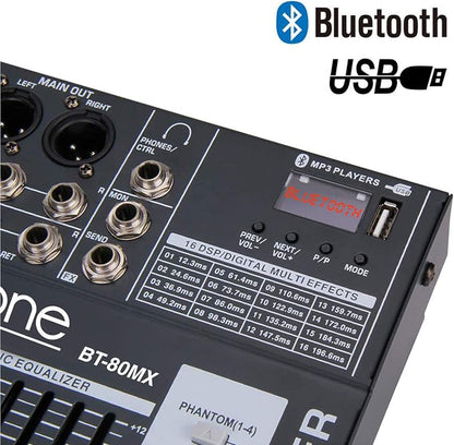 Boytone Dj Mixers 8 Channel Audio Mixer Sound Board - Image 5
