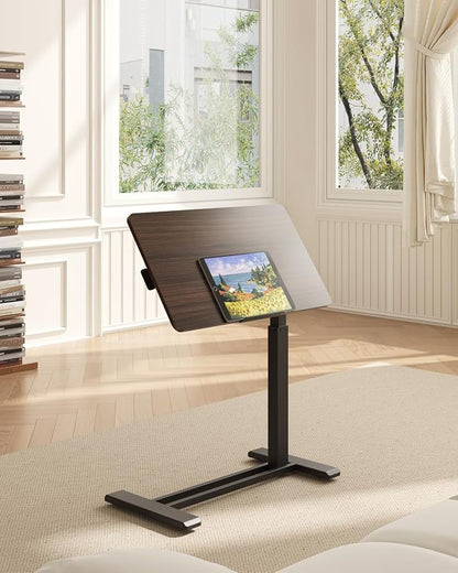 FLEXISPOT H7 PRO Mobile Standing Desk Adjustable Overbed Table Pneumatic - Image 9