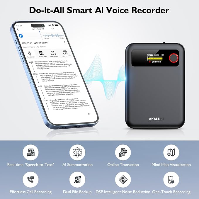 AI Voice Recorder with Transcribe Summarize: Note Voice Recorder with APP - Image 2