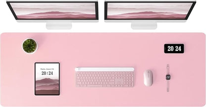 Aothia Leather Desk Pad Protector, Office Desk Mat, Large Mouse Pad, Laptop by Aothia