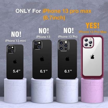 Miracase Glass Case for iPhone 13 Pro Max 6.7 inch, Upgrade Full-Body Clear - Image 7