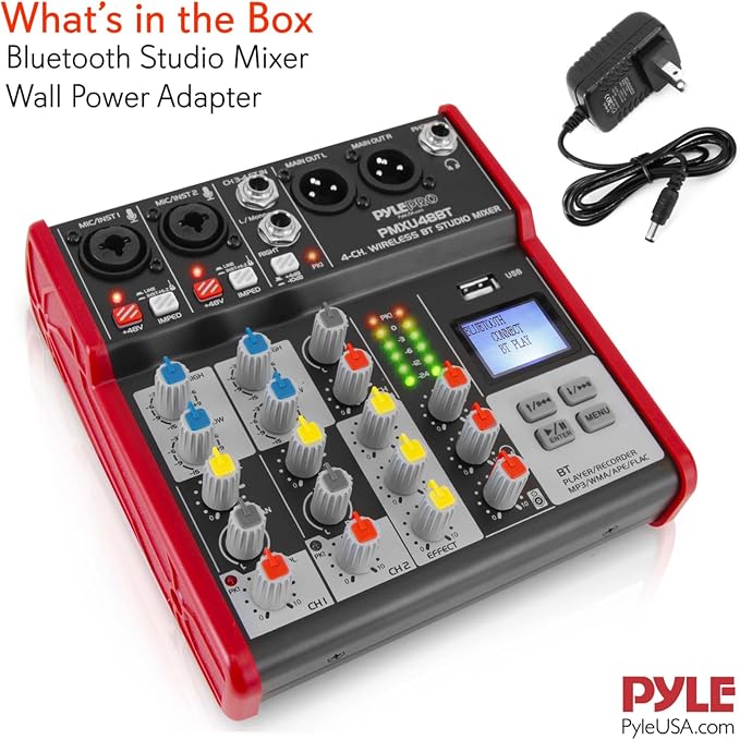 Pyle Studio Audio Sound Mixer Board - Image 3