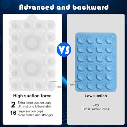 ZYCCER Double Sided Silicone Suction Phone Holder Mount, Compatible - Image 5