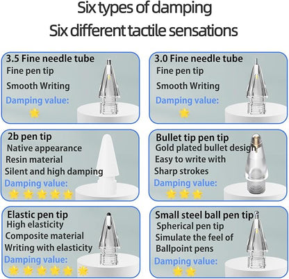 Replacement Pencil Tips for Apple Pencil Pro, Fine Point Metal Tip for Apple - Image 3