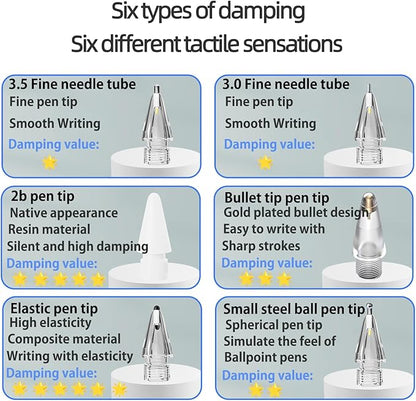 Replacement Pencil Tips for Apple Pencil Pro, Fine Point Metal Tip for Apple - Image 3
