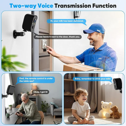 Solar Security Cameras Wireless Outdoor, 2K Solar Camera Wireless - Image 5