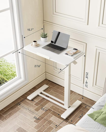 FLEXISPOT H7 PRO Mobile Standing Desk Adjustable Overbed Table Pneumatic - Image 8