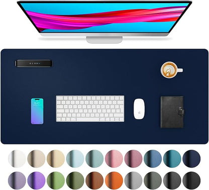 Aothia Leather Desk Pad Protector, Mouse Pad, Office Desk Mat, Non-Slip PU by Aothia