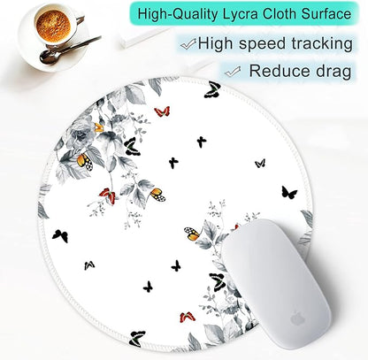 ITNRSIIET Round Mouse Pad with Stitched Edge Premium-Textured Waterproof - Image 6