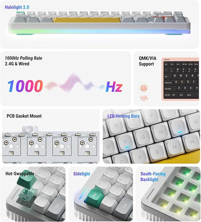 nuphy Halo75 V2 Mechancial Gaming Kyeboard, 75% Wireless Hot Swappable - Image 5