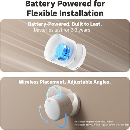 Aqara Presence Sensor FP300 Wireless 5-in-1 Motion Sensor - Image 7