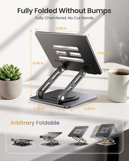 LOXP Adjustable Tablet Stand, 360 Rotating iPad Stand - Image 3