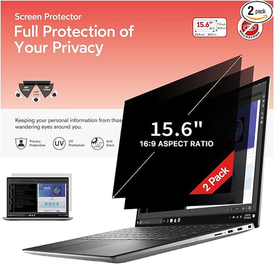 bersem 2 Pack 15.6 Laptop Privacy Screen by BERSEM