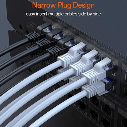 Cat8 Ethernet Cable 200 FT Indoor & Outdoor, Ethernet Cable High Speed 40Gbps - Image 6