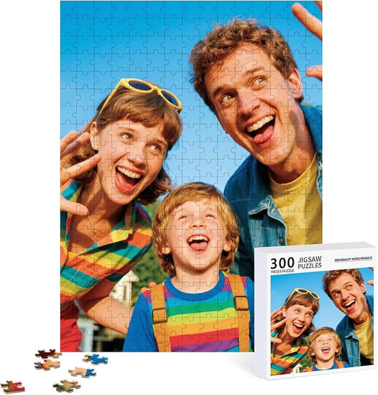 Personalized Photo Puzzle with Glossy Finish – Custom Jigsaw Puzzle by Custom