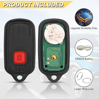 Vurkcy Key Fob Replacement for 2001-06 Toyota Highlander/ 00-06 Celica Echo/ - Image 5