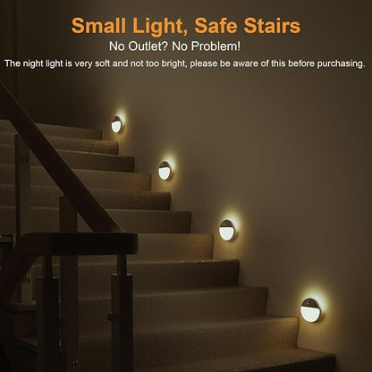 YUNLEX 2 Pack Motion Sensor Night Light, 3 Lighting Modes, Stepless Dimming - Image 2