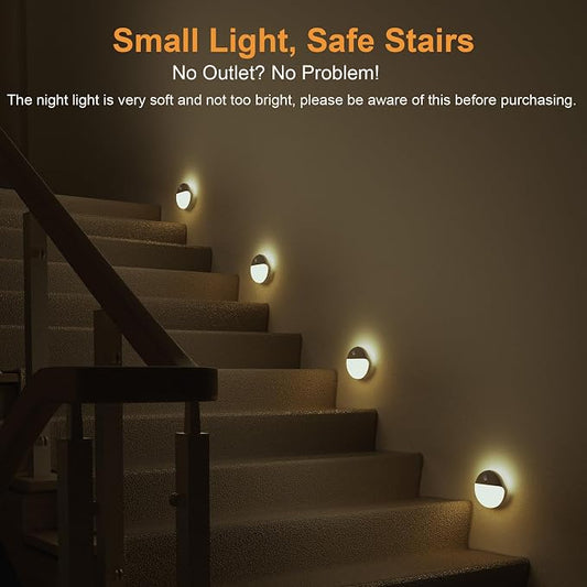 YUNLEX 2 Pack Motion Sensor Night Light, 3 Lighting Modes, Stepless Dimming - Image 2