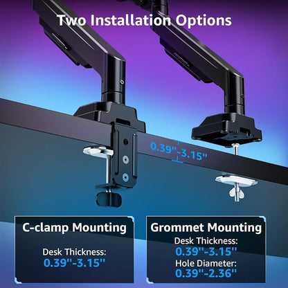 MOUNTUP Ultrawide Monitor Arm for 17-43 inch Curved Screen, Holds 2.2 to 33 lbs - Image 6