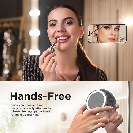Magnetic Suction Cup Mount for MagSafe Case, Silicone Hands-Free Grip Holder - Image 2