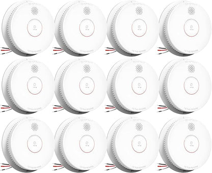 SITERWELL Smoke Detector, Hardwired Interconnected Smoke Detector, by SITERWELL