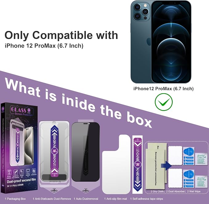 2 Pack Privacy Screen Protector - Image 7