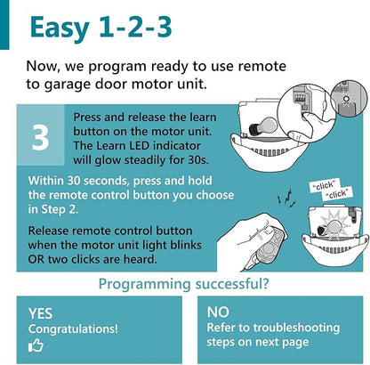 Solidremote Keychain Garage Door Opener Remote, - Image 5