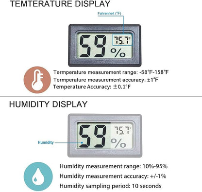 Goabroa Mini Hygrometer Thermometer Digital Indoor Humidity Gauge Monitor - Image 6