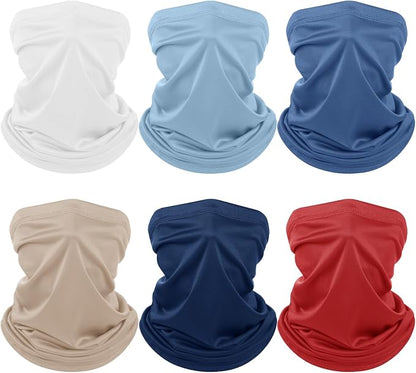 Geyoga 6 Pieces Summer UV Protection Cooling Neck Gaiter Face Clothing Neck by Geyoga