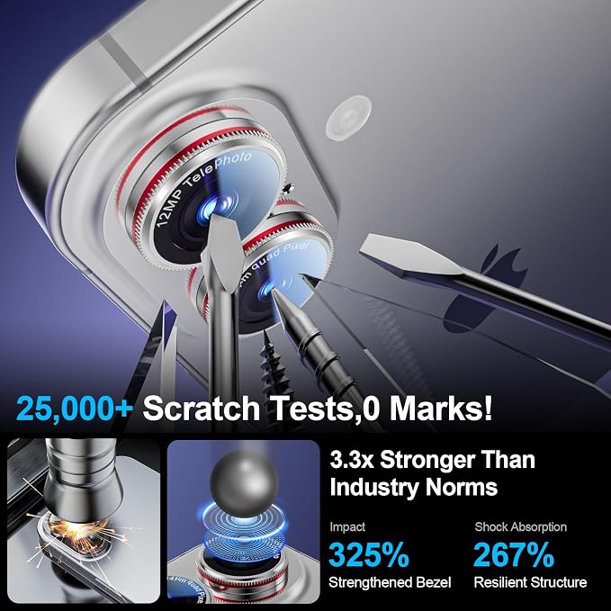 X-it 2 Pack Camera Lens Protector, Shatterproof Anti-Scratch Ultra HD - Image 5