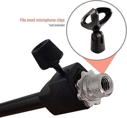 AxcessAbles Low-Profile Microphone Tripod Stand - Image 5