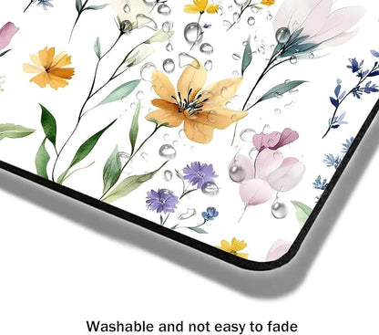 Mouse Pad, Cute Wildflowers Flowers Mouse Pads - Image 4