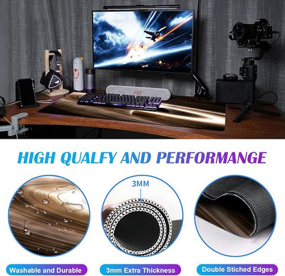 Extra Large Space Earth Table Mat, Dirt Resistant Creative Milky Way Table Mat - Image 4