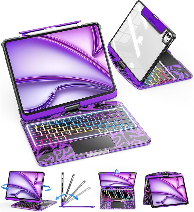 SIEBITU Clear Wireless Keyboard Case by SIBEITU