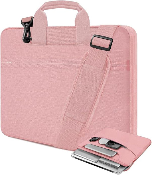 Universal Laptop Shoulder Bag 13-17.3 Inch Shockproof Briefcase by Hseok