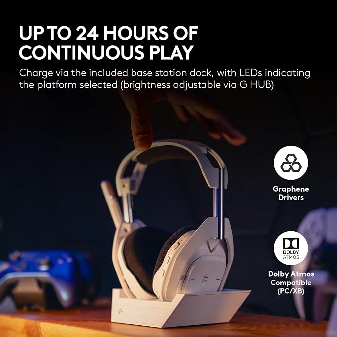 Logitech G Astro A50 X Omni-Platform Wireless Gaming Headset + Base Station - Image 6