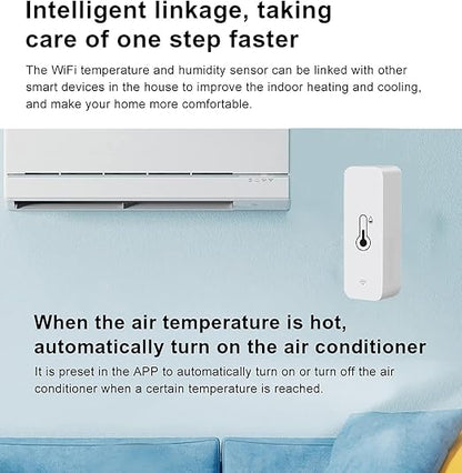 WiFi Temperature Humidity Sensor Smart Hygrometer Thermometer Sensor - Image 7