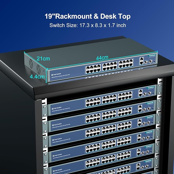 YuanLey 24 Port PoE Switch - Image 7
