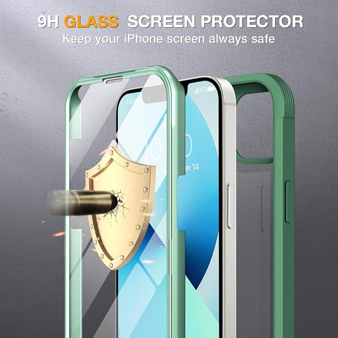 Miracase for iPhone 13 Case 6.1'', Full-Body Bumper Phone case - Image 4
