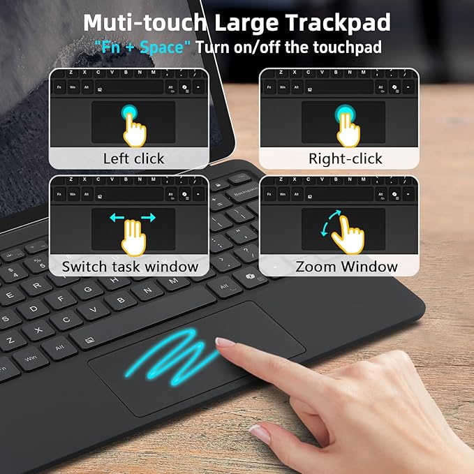 Magnetic Bluetooth Keyboard Cover - Image 5