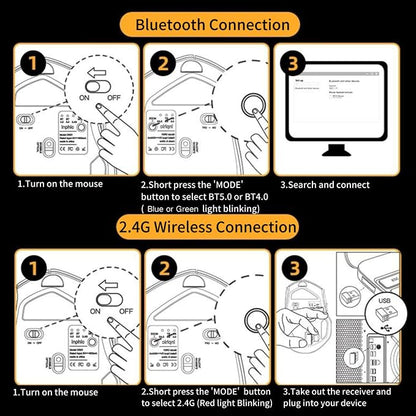 Bluetooth Mouse, Rechargeable Wireless Mouse, Computer Mouse - Image 8