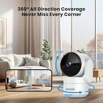 AMOROM Indoor Security Camera 360° - Image 2