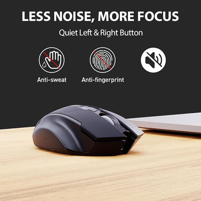 INPHIC Wireless Mouse Rechargeable, Upgraded Visible Battery, 2400 DPI - Image 4